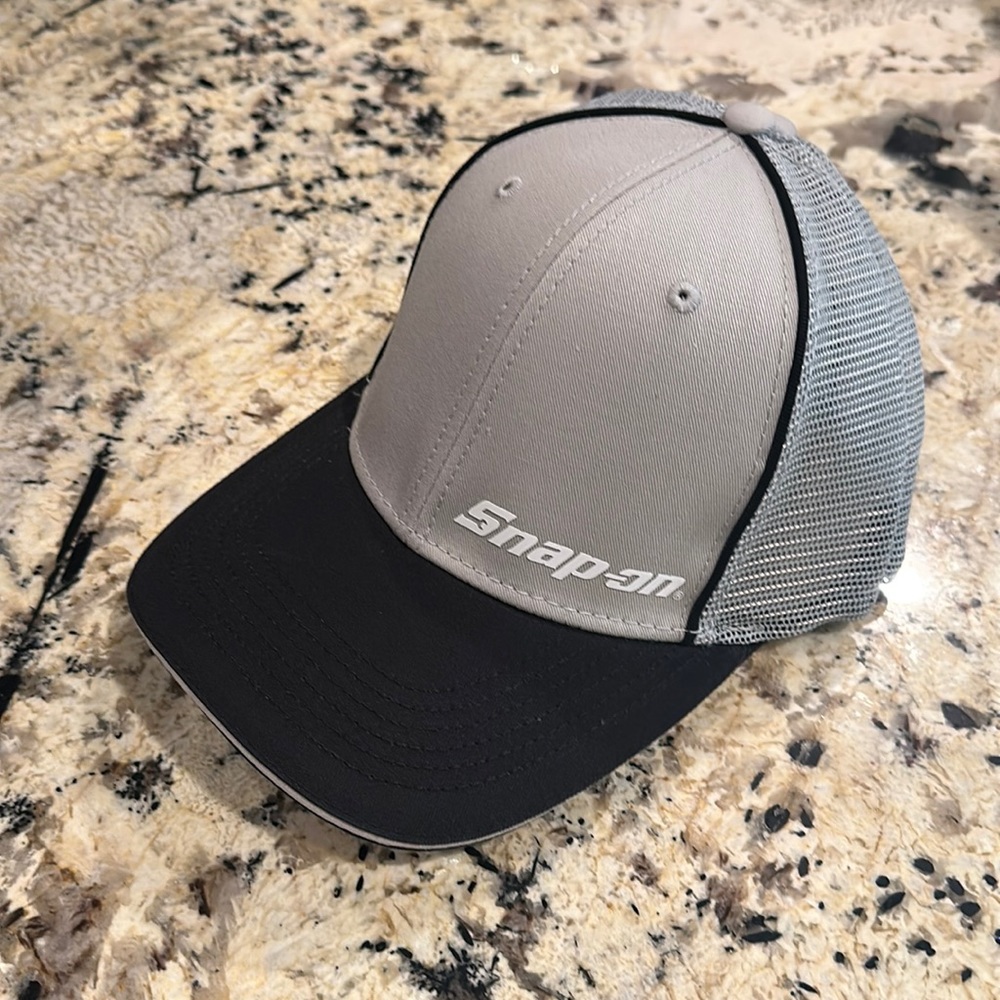 Snap-On fitted mesh back ball cap. One size fits all.